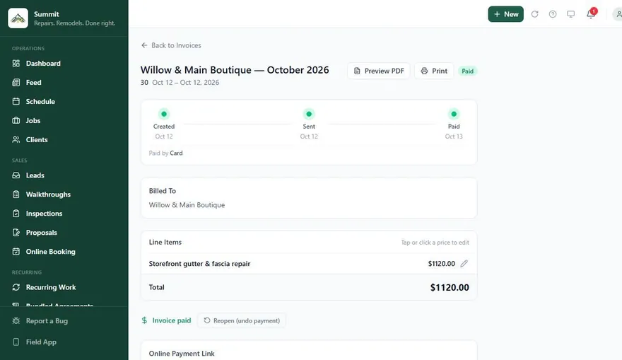 Get paid in JobTill